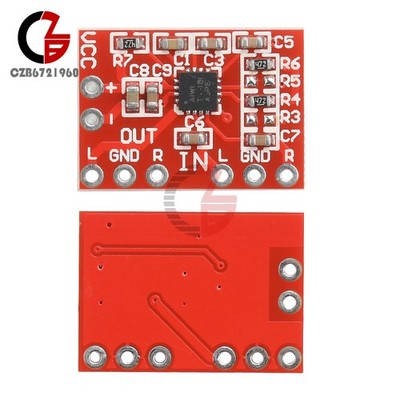 TPA6132 Differential-to-Single-Ended Headphone Amp Module Signal Preamplifier