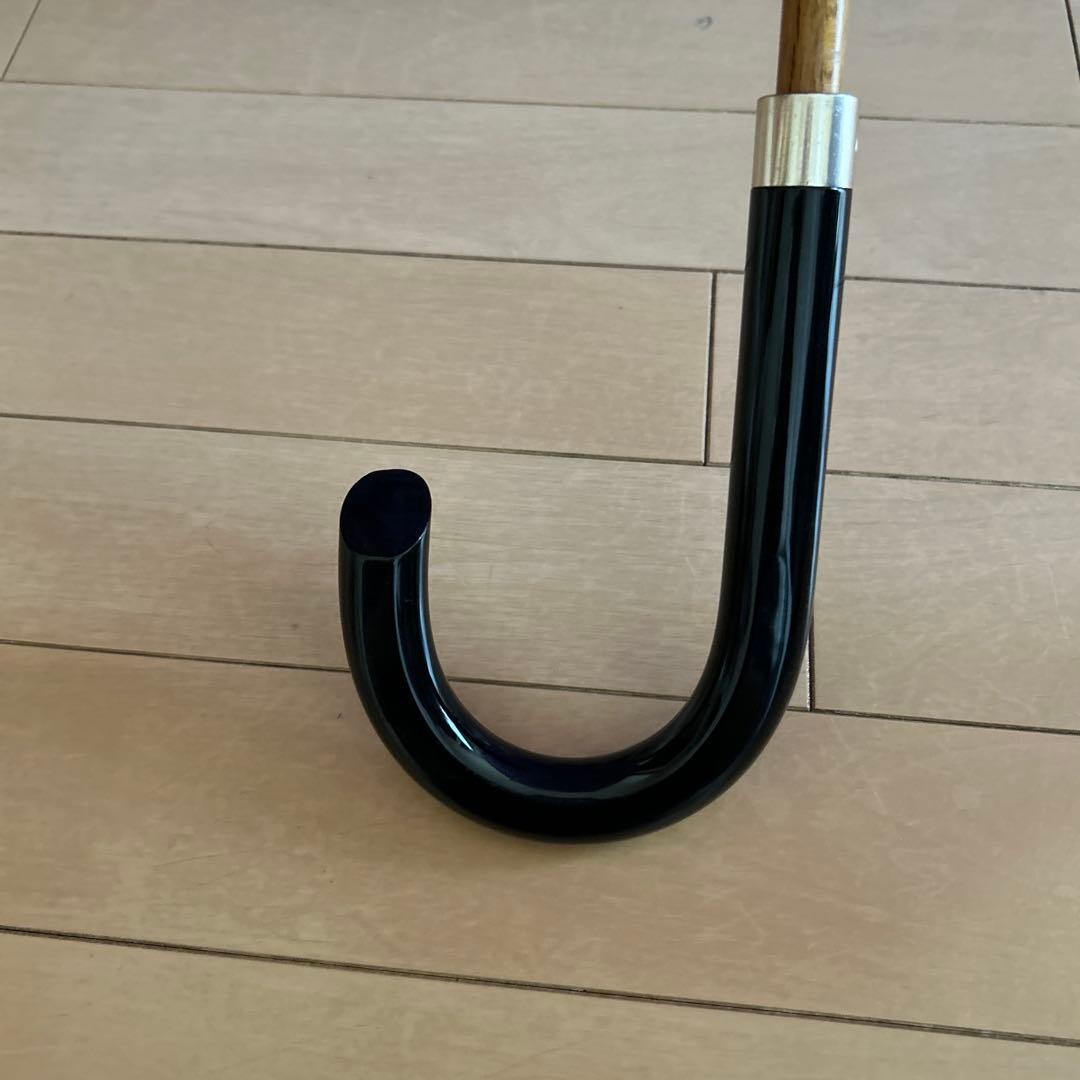 Christian Dior Long Umbrella Navy Red White Pattern With Cover Excellent thumbnail 6