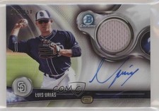 2018 Bowman Chrome Relics 135/150 Luis Urias #BCAR-LU Auto 0g4