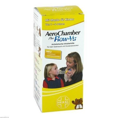 AEROCHAMBER m.Maske f.Kinder 1-5 Jahre 1 St PZN 9374050