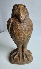 WONDERFUL OLD HEAVY GROTESQUE WALLY BIRD STATUE - MARTIN BROTHERS INTEREST