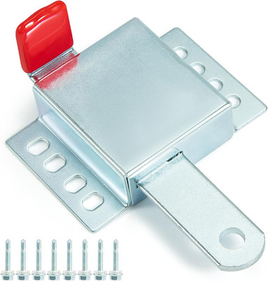 Premium Heavy Duty Garage Door Lock - Galvanized Steel Slide Lock