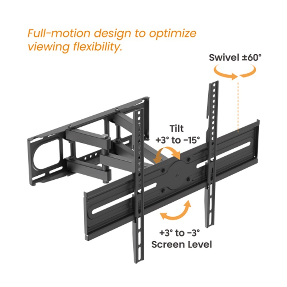Full Motion TV Wall Mount for Samsung Vizio Sharp LG TCL 47 