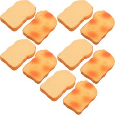 10 Pc Artificial Bread Decoration Mini Fake Food Models Dollhouse