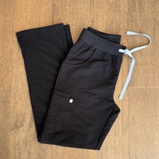 FIGS Technical Collection Kade Cargo Scrub Pants Black Small S 1000219R