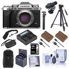 Fujifilm X-T5 Mirrorless Camera, Silver with XF 16-50mm f/2.8-4.8 R LM WR Lens,