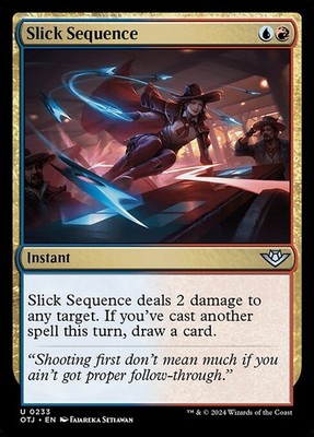 [MTG] Slick Sequence (Foil) (0233) (OTJ) LP-HP