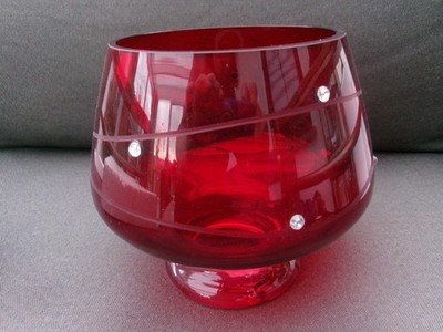 Partylite Votivkerzenhalter Purpurroter Stern, neu