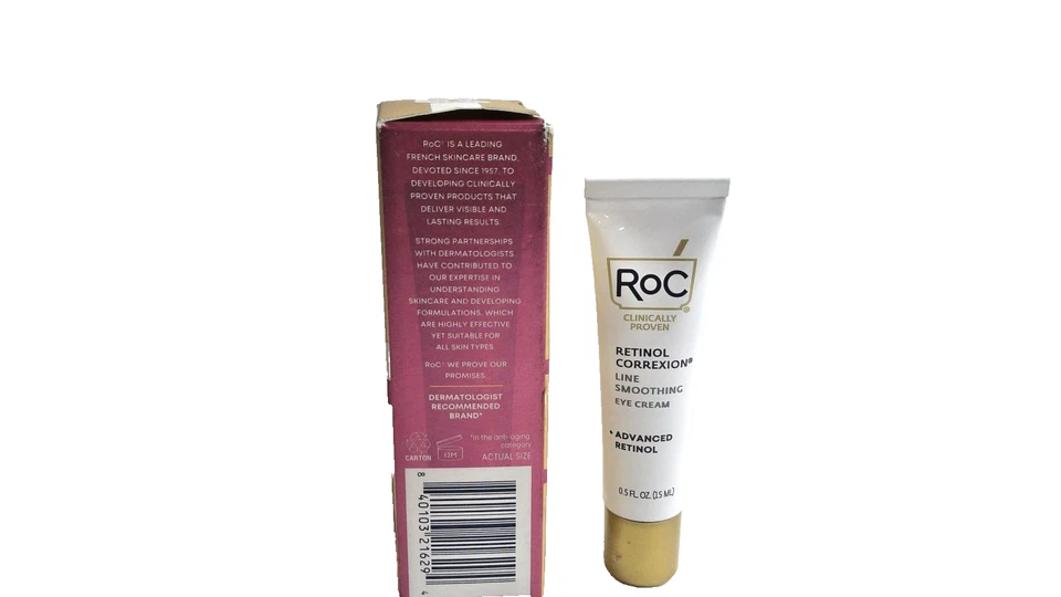 Crema suavizante para ojos RoC Retinol Correxion Line 0,5 fl oz + retinol antienvejecimiento Foto 2 de 3