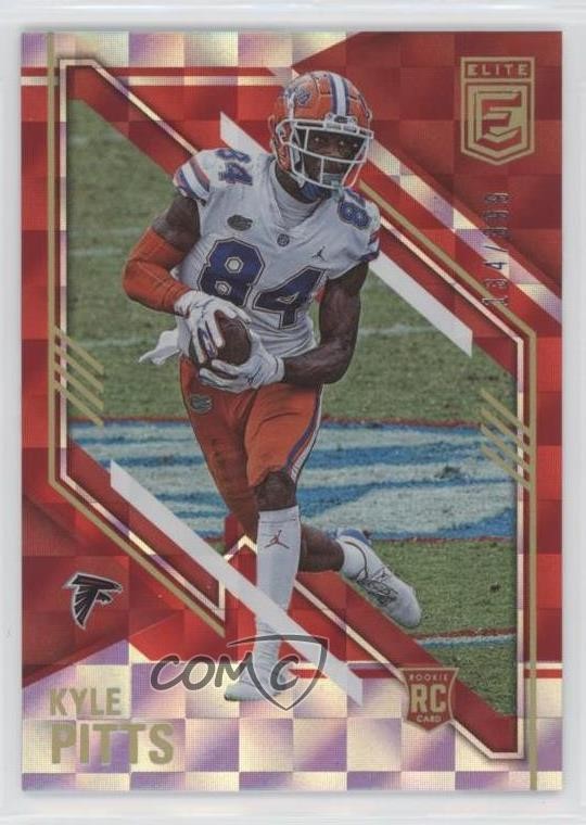 2021 Panini Donruss Elite Rookies Red /399 Kyle Pitts #117 0et1