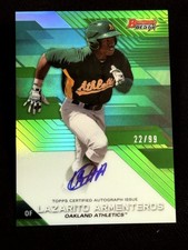 2017 Bowman's Best GREEN REFRACTOR PROSPECT ROOKIE AUTO Lazarito Armenteros /99