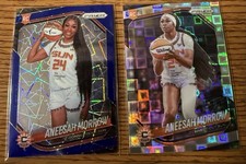 2025 Prizm WNBA Aneesah Morrow #79 Pandora & #146 Variation Blue Velocity