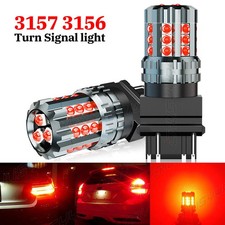2x 315731563057 Red Light Bulbs For Tail Parking Stop Light Lamps