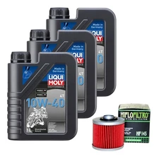 Inspection Kit for Derbi 659 660 Mulhacen 2007, LIQUI MOLY 10W-40 3L, Oil Filter