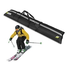 Ski Bag for Air Travel,Full Padded Ski Bag Protection, Waterproof Reinforced