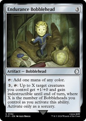 Endurance Bobblehead Foil - PIP 0132 - NM - MTG Magic