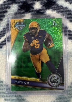 2023 Bowman University Chrome - Jaydn Ott #52 Green Shimmer Refractor /99 (RC)