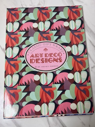 Vintage Classic Gift Wraps Art Deco Designs Gift Wrap Sheets by AD & MP Verneuil