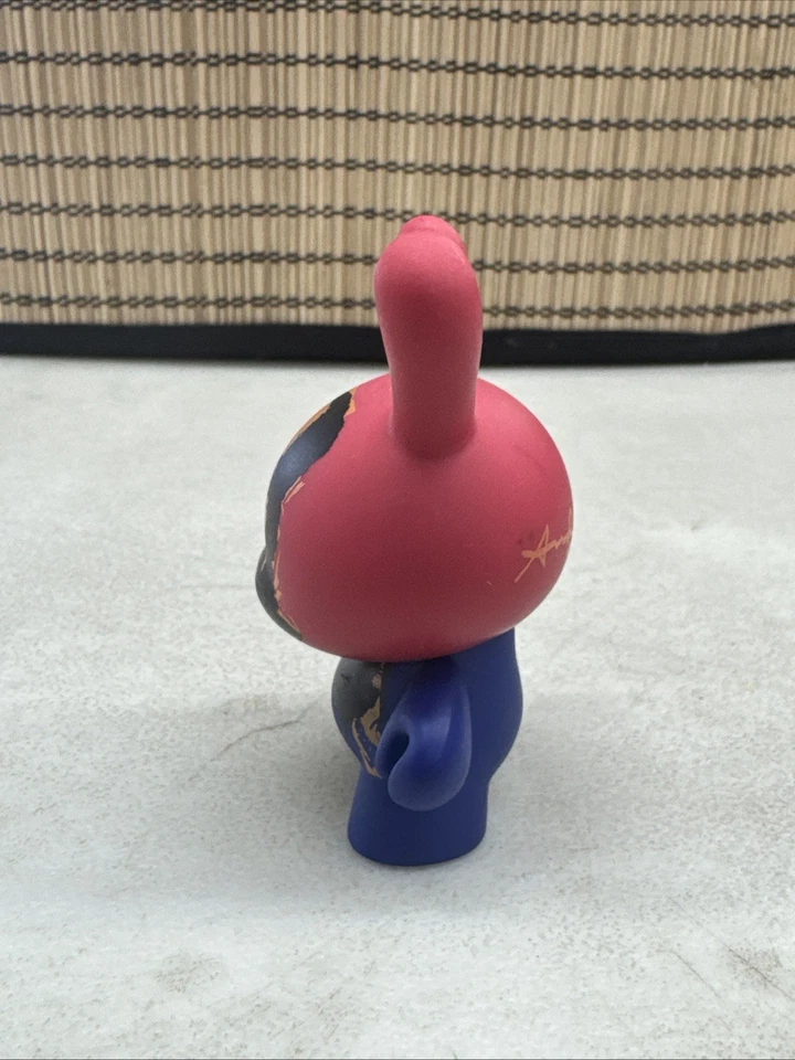 Kidrobot Andy Warhol Dunny Series 2 MAO 3" Mini Vinyl Art Figure Red & Blue - Image 4 of 4