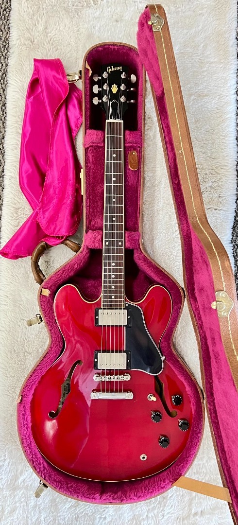 1994 Gibson ES-335 Dot neck Electric Guitar, Cherry Red with OHS