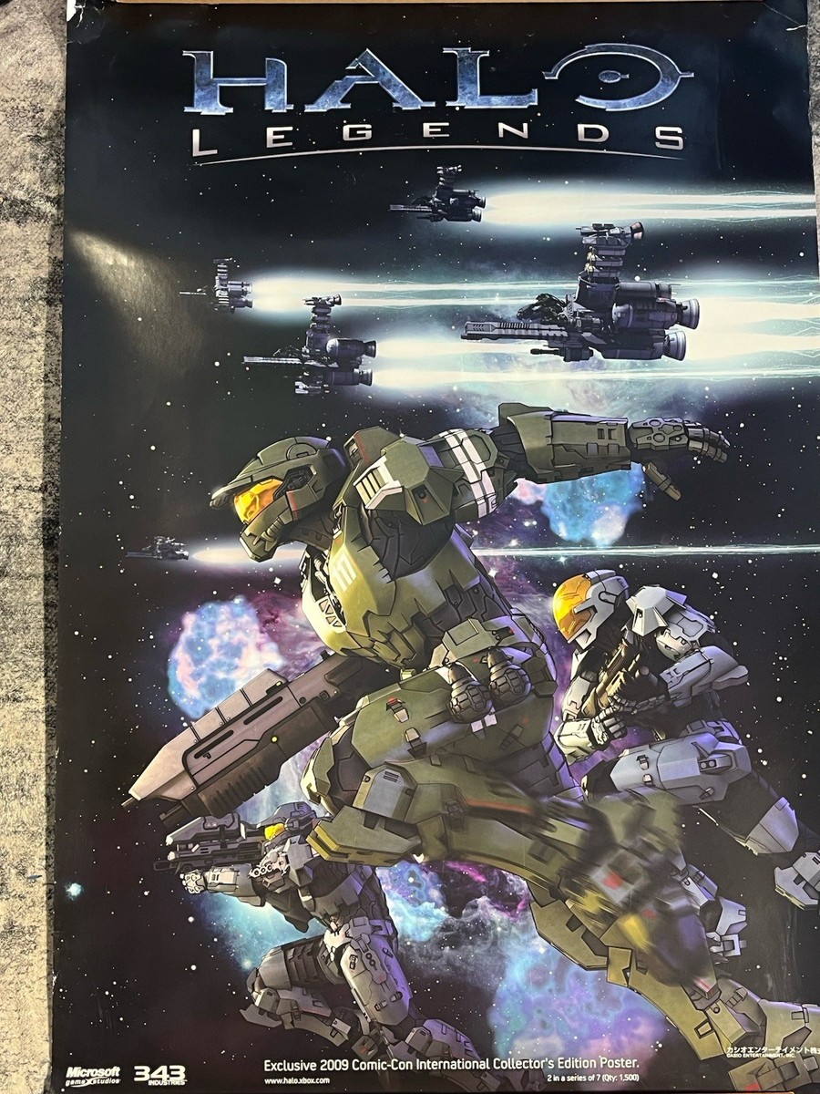 San Diego Comic-Con 2009 Halo Legends Collectors Edition Poster
