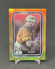 2023 Topps Star Wars Brasso #35 Rookie RC Gold Foil Andor