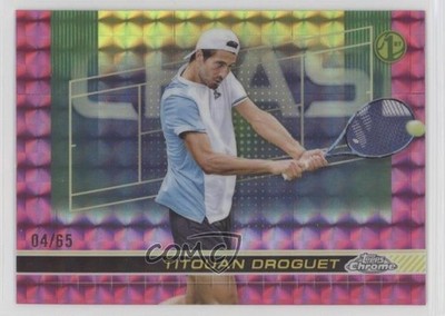 2024 Topps Chrome Pink Geometric Refractor 4/65 Titouan Droguet Rookie RC 00y3