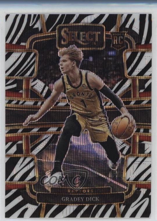 2023-24 Panini Select Concourse Zebra Prizm Gradey Dick #90 14xt