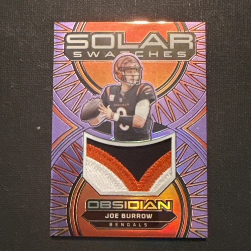 2024 Obsidian Solar Swatches Joe Burrow 3 Color Patch 36/49