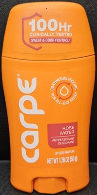 Carpe 100HR Clinical Strength Deodorant - (1.76 fl oz - Rose Water)