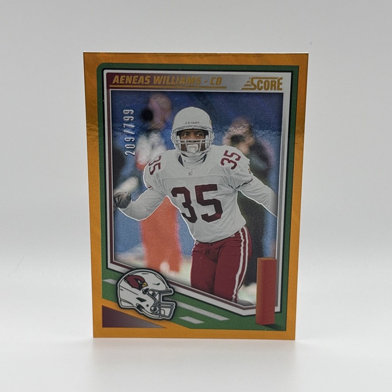 SCORE AENEAS WILLIAMS #31 LAVA PARALLEL 209/799  ARIZONA CARDINALS
