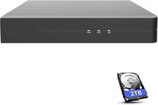 1080P 2MP 16 Channel DVR Recorder for CCTV Analog Coax Cameras