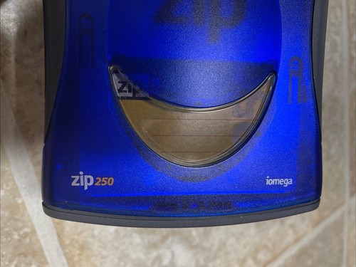 iOmega Zip 250 MB Blue External Drive PARTS ONLY NOT WORKING - 第 3/8 張圖片