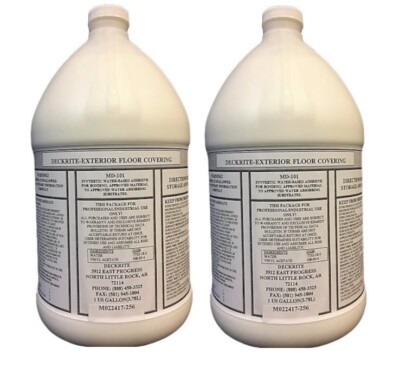 Marine Vinyl Flooring Adhesive Glue - MariDeck / DeckRite - (2) Gallons - MD 101