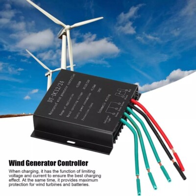 500W 12- 24V Wind Turbine Generator Charge Controller-Regulator Wasserdichtes DE
