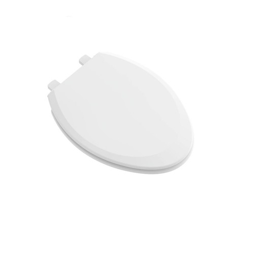 Mainstays Plastic Elongated Toilet Seat in Daisy White - Picture 2 of 5