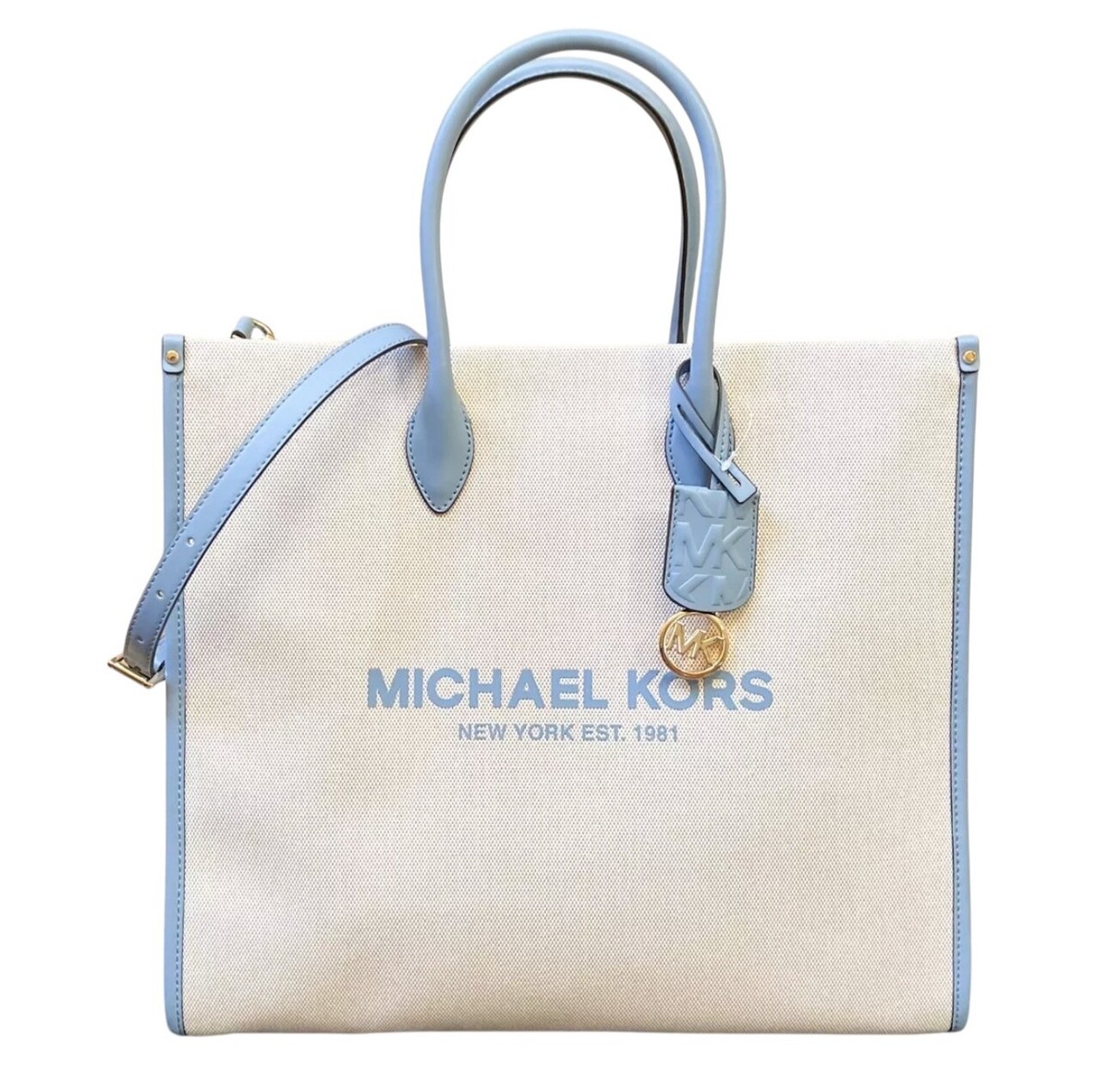 バッグ Michael Kors Mirella East West Michael Kors MHANDBAGS Mirella East West Medium Tote Pearl