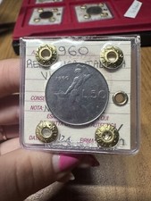 MONETA REPUBBLICA ITALIANA 50 LIRE VULCANO 1960 NC sigillata BB+ SUBALPINA