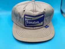 Vintage Swingster Sonalan Elanco Gray Blue Stitching Snapback Hat Cap