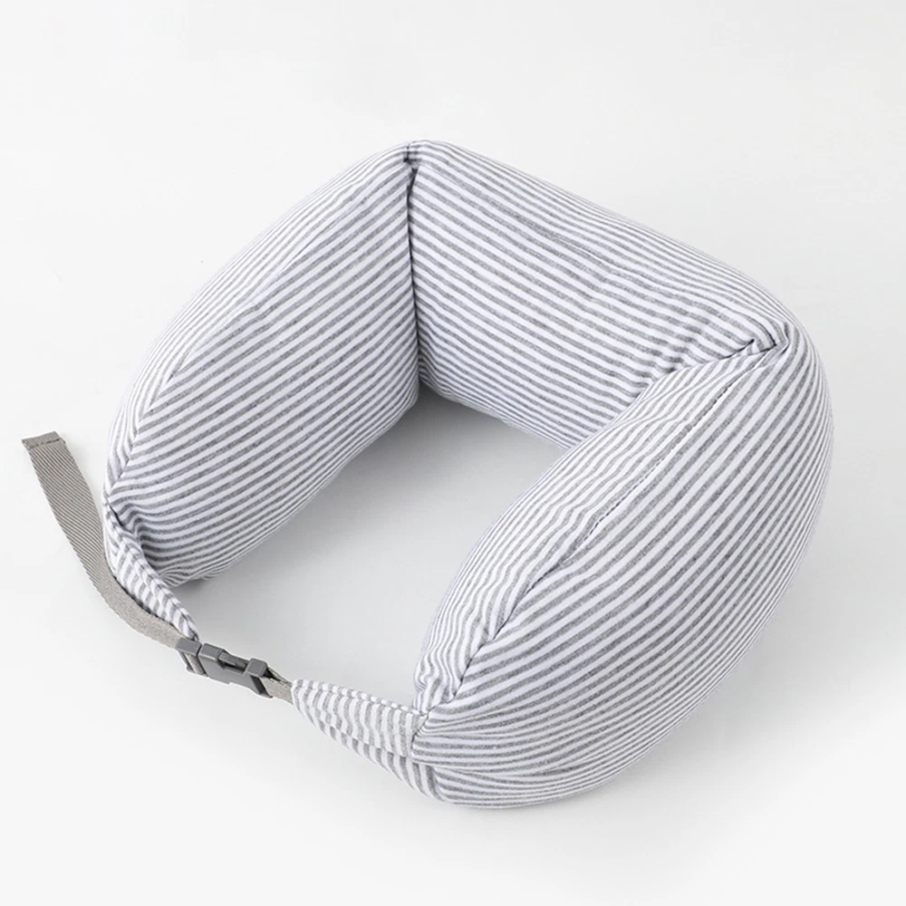 Travel Pillow Adjustable Drawstring Neck Super Soft Breathable with Hidden