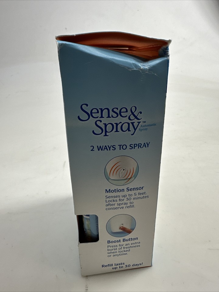 Glade Sense & Spray Automatic Air Freshener Starter Kit Clean Linen Box Damage eBay