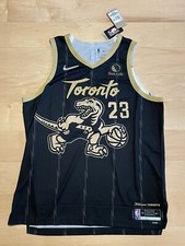 Authentic Fred Vanvleet Toronto Raptors City Jersey 52 XL NBA Nike Diamond 75th