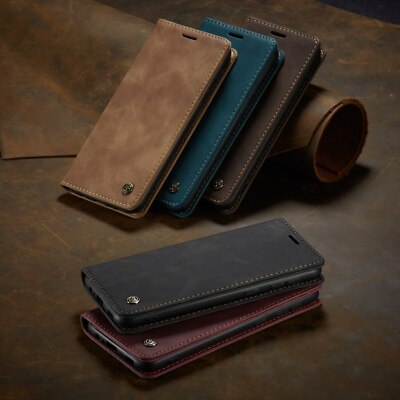 CaseMe-013 For OPPO Reno 7 8 A96 A76 F19 Flip Wallet PU Leather Case Phone Cover