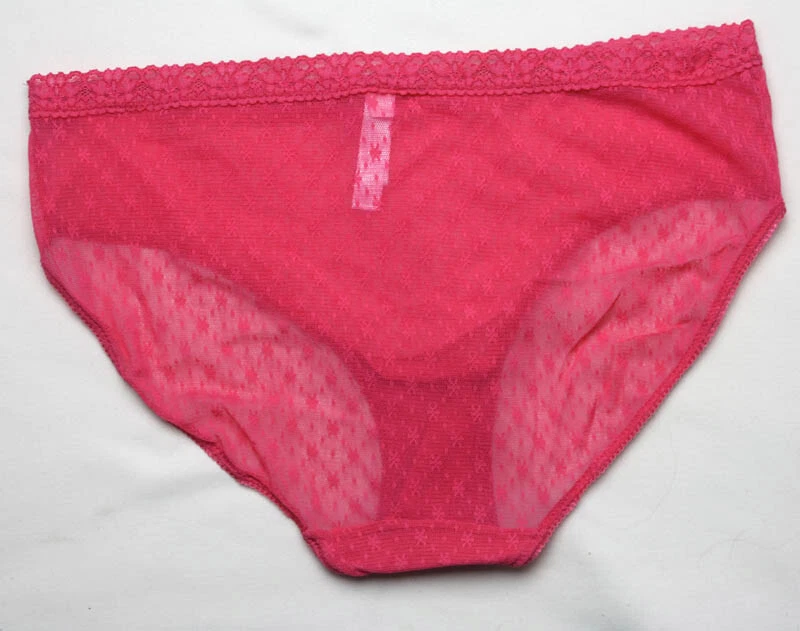 Sheer Red Lace Panties by Gilligan & O'Malley - Size XL - Image 4 of 4