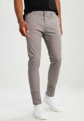 Mens Joe Chinos Steel Grey/Beige W29 L32 TD7 YY 09