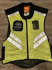 ICON Motorsports Mesh Mil Spec Fluorescent Neon Reflective Vest Super Size 0441