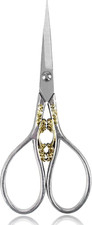 4.33 Inches Vintage European Style Stainless Steel Auspicious Clouds Scissors fo