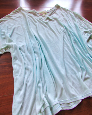 CLOTH & STONE ~ Sz XS ~ PURE WATER BLUE! Oversized Pullover Tight
