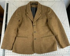 Vintage LL Bean Tweed Wool Sportscoat Blazer Coat Jacket Herringbone Knit