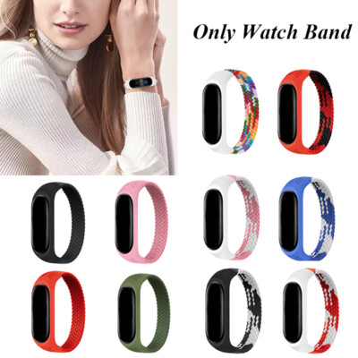 Elastic Braid Loop Band Watch Strap Watch Band Watch Belt For Xiaomi Mi 6/5/4/3 